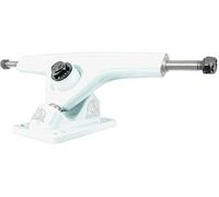 Atlas Truck Co. Kingpin Ultralight Longboard Trucks, 180mm 48 Degree 8mm Reverse, White (Set of 2)