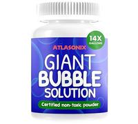 Atlasonix Giant Bubble Mix Solution - 52 Liters of Bubble Soap for Outdoor Fun - Big Huge Bubbles Concentrate for Wands, Non Toxic Safe for Kids and Pets Outdoor Fun Birthday Party