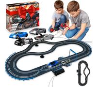 Atlasonix Slot Car Race Tracks Sets - Slot Cars with Loop, Race Tracks & Accessories Electric Race Car Track, Dual Electric Race Track, Electric Race Car Track Set for Girls & Boys Age 5 Years+