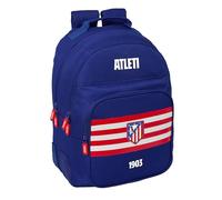 Safta Atlético De Madrid Double 20l Backpack Blue Kids