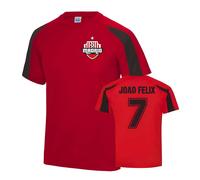 Atletico Madrid Junior Joao Felix Sports Training Jersey in Red | Size: 3-4 Years Atletico Madrid Red 3-4 Years
