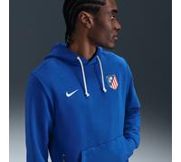 Atlético Madrid Standard Issue Men's Nike Dri-FIT Football Pullover Hoodie - Blue - Polyester/Cotton L