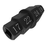 ATLIN Hex Axle Tool for Motorcycle Front Axle Wheel, Hex Allen Axle Spindle Tool 17mm, 19mm, 22mm, 24mm