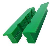 ATLIN Vise Jaws 6" - Nylon, Non Marring Soft Jaws - Multi-Purpose Design for Gunsmithing, Woodworking, Jewelry Making, Plumbing