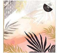 Atlona 3 X Tropical Sunset Palm Leaves 6x4 Photo Album Memo Slip in Holds 200 Photos