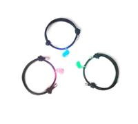 ATLVXJL 3/PCS Luminous Heart Puzzle Matching Bracelets Long Distance Relationship Gifts for Best friends Anniversary for Women Men (3 bracelet)