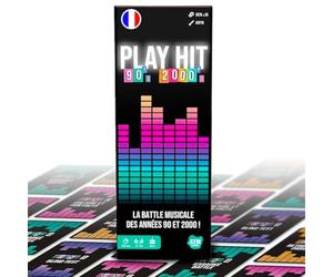 ATM Gaming Play Hit - Jeu de Société - Quiz Musiques des Années 90 et 2000 - Parfait pour Mettre l'ambiance - Jeu de Cartes - Jeux de société Amis et Famille - 2 à 10 Joueurs