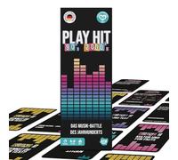 ATM Gaming - PlayHit Gesellschaftsspiel - Das Musikquiz der 90er und 2000er - Party- und Kartenspiel für Erwachsene und Familien - für 2 bis 10 Spieler ab 16 Jahren - Reisespiele
