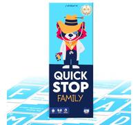 ATM Gaming Quickstop Family - The Most Fun Board Game For The Whole Family | Fast, Competitive Nights At Home - Christmas Gift