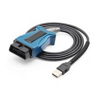 Atmel Chip for Land Rover for Jaguar for Toyota TIS for Volvo Vida 2014d OBD2 Diagnostic Scanner Cable J1850 J2534 PK Mini VCI Blue