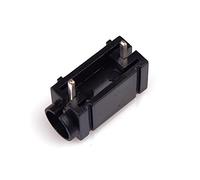 Atmel PCB Mount 4mm Banana Socket Side Stackable (Black)