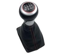 Atmophe Car Gear Shift for A3 S3 8P for S-line 2003-2012 Gear Shift Knob Lever Shiter Gaiter Boot Cover(Matte R12345)