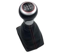 Atmophe Car Gear Shift for A3 S3 8P for S-line 2003-2012 Gear Shift Knob Lever Shiter Gaiter Boot Cover(Matte R12345)