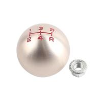 Atmophe Car Gear Shift for Fit for Civic for City FD2 FN2 EP3 for Type R DC2 DC5 AP1 AP2 S2000 F20C Aluminum 5/6 Speed Ball Shape Shift Gear Knob(5speed)