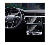 Atmophe Car Navigation Screen Protector For A6 For A7 C8 2022 2023 Car GPS Navigation Film LCD Screen Tempered Glass Protective Anti-scratch Accessories(A)