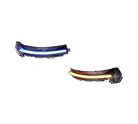 Atmophe Light Mirror Indicator Light For A3 For 8V For S3 For RS3 For 2013 2014 2015 2016-2020 LED Dynamic Rearview Side Mirror Sequential Turn Signal Light(Dynamic Amber-Blue)