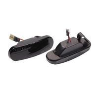 Atmophe Light Mirror Indicator Light For Citroen For Nemo For Panel For Van For Estate 2Pcs Dynamic LED Turn Signal Side Marker Light Repeater Lamp(New Smoked Black A)