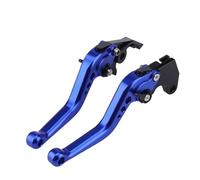 Atmophe Motorbike Brake Clutch Lever for Kawasaki for Z650 for Z900 for Ninja 650 R for ER6F for ER6N for NINJA650R 2017-2022 Motorcycle Long Brake Clutch Lever Short Handle(Short Blue)