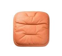 Atmophe Non-slip Car Leather Cushion Soft Good Breathability Ventilated Four-season Universal Cotton Auto Seat Travel Car Seat Cover Protector(Orange-cushion)