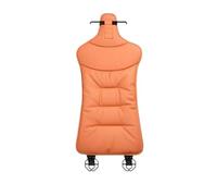 Atmophe Non-slip Car Leather Cushion Soft Good Breathability Ventilated Four-season Universal Cotton Auto Seat Travel Car Seat Cover Protector(Orange-backrest)