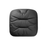Atmophe Non-slip Car Leather Cushion Soft Good Breathability Ventilated Four-season Universal Cotton Auto Seat Travel Car Seat Cover Protector(Black-cushion)
