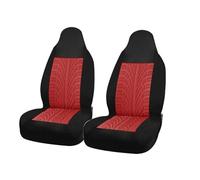 Atmophe Universal Car Seat Covers Breathable Four Season Summer Protection Cushion Car Seat Cover Protector(2pcs Black Red)