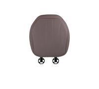 Atmophe Universal Leather Car Seat Cover Four Season Auto Breathable Comfortable Saddle Cushions Covers For Seats Car Seat Cover Protector(BrownC front seat)