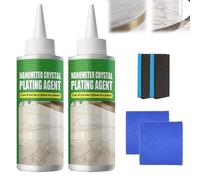 Atmoreover Coating Agent, 160ml Nano Crystal Coating Agent for Tile & Furniture, Marble Nano Crystal-Plating Agent, Promotion Coating of Stone Nanocrystals for Kitchen Tile (2pcs)
