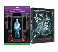 AtmosFX Ghostly Apparitions and 5.5’ x 9 Feet Hologram Rear Projection Screen Bundle (DVD)