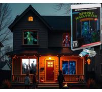 AtmosFX® Spooky Halloween Digital Decoration on USB Includes 9 Atmosfx Video Effects for Hallloween