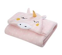 Atmosphera - Children's Unicorn Plaid - Pink 100 × 140 cm - Pink