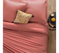 Atmosphera Cotton Duvet Cover 140 x 200 cm Blush Pink