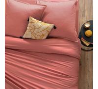 Atmosphera - Cotton Duvet Cover - Blush Pink 240 x 220 cm