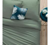 Atmosphera - Cotton Duvet Cover - Celadon Green 140 x 200 cm