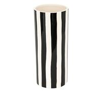 Atmosphera Edric Ceramic Vase Black and White Height 30 cm