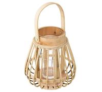 Atmosphera Rattan Lantern 14 x 16 cm Sand Beige