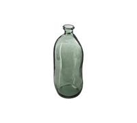 Atmosphera Recycled Glass Bottle Vase Height 35 cm Khaki Green