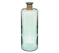 Atmosphera Recycled Glass Shoulder Vase Height 75 cm Transparent