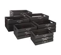 Atmosphera - Set of 6 Steps "Facto" - Wood - Black - Black