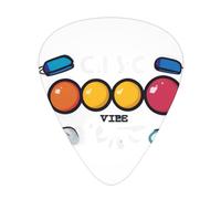 Atmosphere logo Printed pick set - 12 pieces, thin, medium and thick guitar picks, suitable for guitar, bass, electric guitar and ukulele