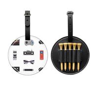 Atmosphere of The era Black Golf tee Storage Bag - Easy to Carry Around and More efficient in Playing Golf