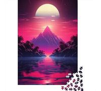 Atmospheric Wave Odyssey 1000-Piece Puzzle for Adults, 52x38cm/1000pcs, White Card with A Low-dust Finish; to Complete Gradually over A Weekend