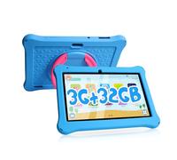 ATMPC Kids Tablet 10 inch Android 13 Tablet for Kids, 3GB RAM+32GB ROM Toddler Tablet with 6000mAh Battery IPS HD Display Support WiFi Bluetooth Parental Control Kids Learing Tablet with Blue Case