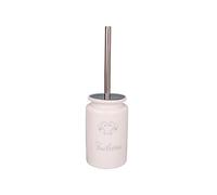 ATN French Shabby Vintage Chic Ceramic Toilettes Toilet Brush Freestanding