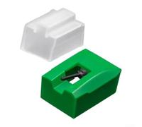 ATN95E Elliptical Stylus for AT95E Moving Magnet Cartridge - for premium Record Player Needle for Enhanced Audio Detail - Fits AT-LP120 USB 15x12x10mm(Green)