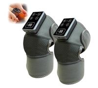 atnayo 2 Pcs Knee Massager Joint Discomfort Relief, Rechargeable Cordless Heated Massager with Vibration for Knees Shoulder Heat Support Relax