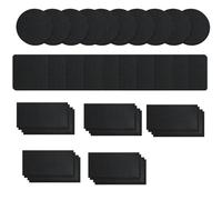 atnayo 20 Pairs Rug Gripper for Carpeted Floor, Washable Reusable Rug Grippers from Rug to Carpet