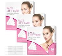 atnayo 360 Pcs Waterproof Face Lift Tape Invisible, Face lifting Patches for Firming Minimizes Fine Lines Tightens Chin