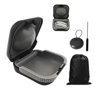 atnayo 4 Pcs Hearing Aid Case Set, Waterproof Compact Hearing Aid Cases (65 * 65 mm)