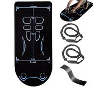 atnayo 4 Pcs Workout Mat Set for Ab Roller Wheel, Fitness Wheel Mat for Men Women Skipping Abdominal Yoga Workouts